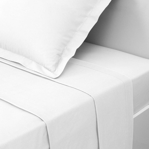 Drap plat coton TERTIO® - Blanc 3S. x Tertio (Nos Unis)  - Linge de lit