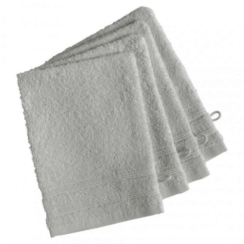 Lot de 4 gants de toilette coton 420 gm² TERTIO® - Cuisine salle de bain 3s x tertio