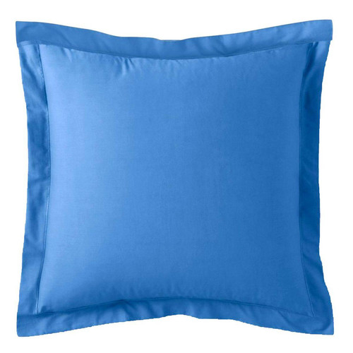 Taie d'oreiller coton TERTIO® - Bleu Azur - 3S. x Tertio (Nos Unis) - Chambre lit
