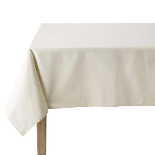 Nappe unie en coton 150x190cm, Coucke - Blanc cassé Coucke  - Linge de table