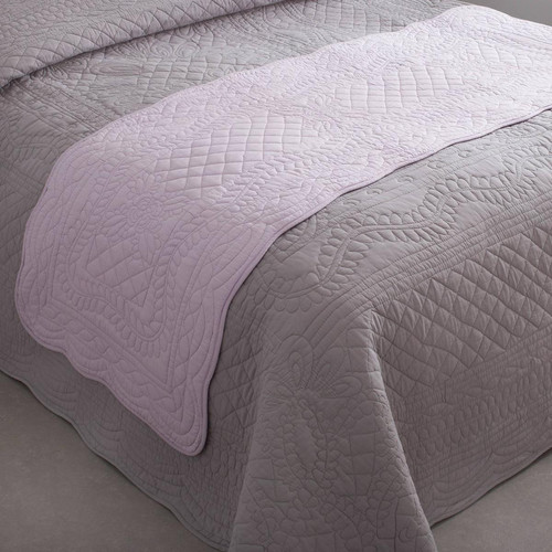 Jeté de lit coton TERTIO® - gris clair 3S. x Tertio (Nos Unis)  - Journee du sommeil