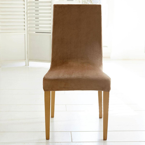 Housse de chaise Extensible AME. POLAR Beige becquet  - Textile design