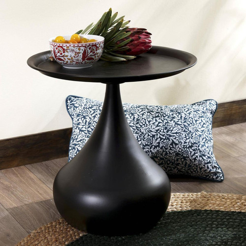 Table d'appoint metal noir bonpion - becquet - Nouveautes deco design