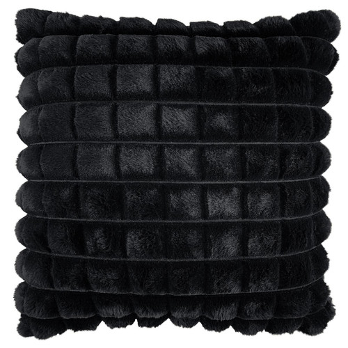 Coussin à relief noir MINSK  becquet  - Textile design