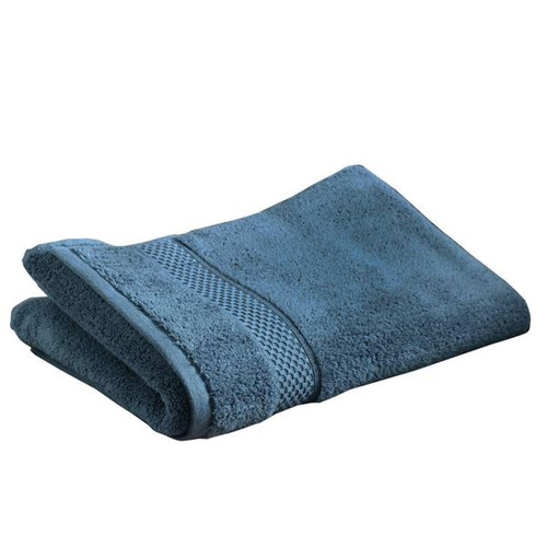 Drap de bain AIRDROP  bleu de chine en coton - becquet - Becquet meuble & déco