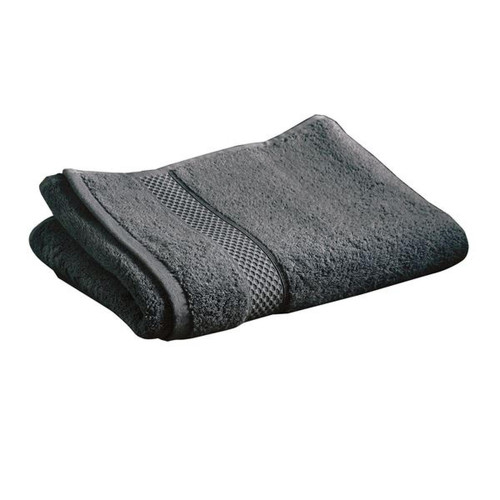 Drap de bain AIRDROP gris charbon en coton - becquet - Serviette draps de bain