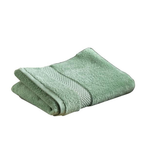 Drap de bain AIRDROP  vert amande en coton becquet  - Serviette draps de bain