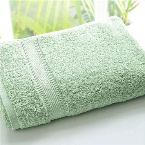 Drap de bain vert jade en coton CLAIRE - becquet - Serviette draps de bain