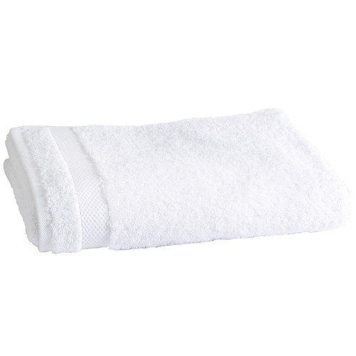 Drap de bain en coton éponge bouclette ATLANTIQUE Blanc  - becquet - Serviette draps de bain