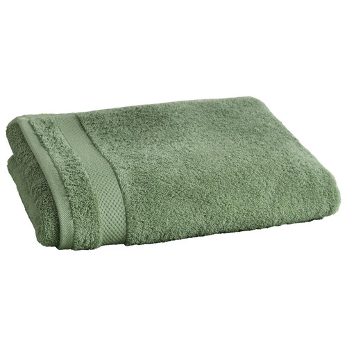 Drap de bain en coton ATLANTIQUE  Vert tilleul - becquet - Cuisine salle de bain