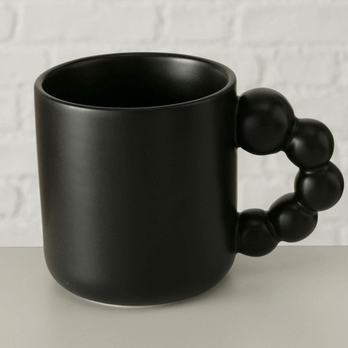 Mug en déramique 400ml JUMBO noir becquet  - Nouveautes deco design