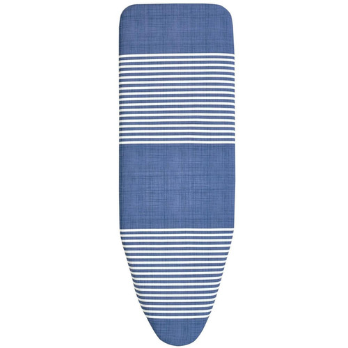Housse de repassage en textile à rayures MARINOH bleu marine - becquet - Becquet meuble & déco