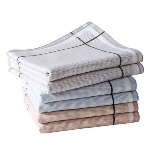 Lot de 6 mouchoirs en coton multicolore VIMO becquet  - Nappes et serviettes