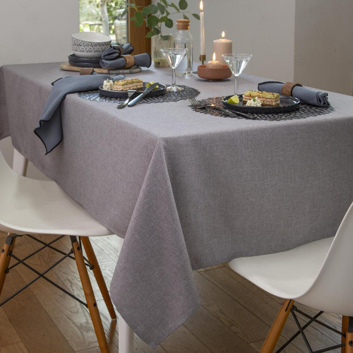 BROMENAP Nappe  gris - becquet - Linge de table