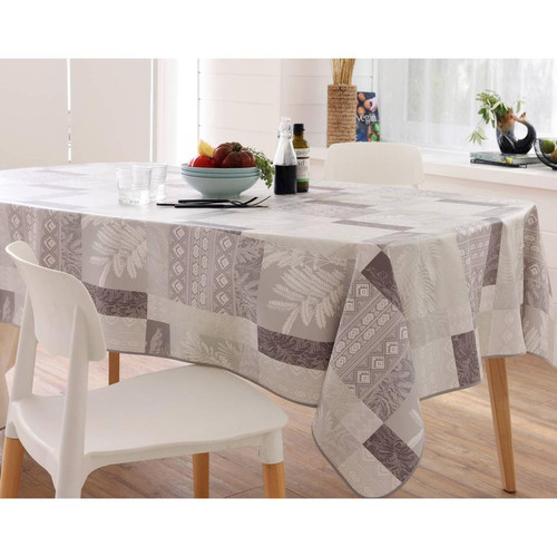Nappe  rectangulaire LAYA grise