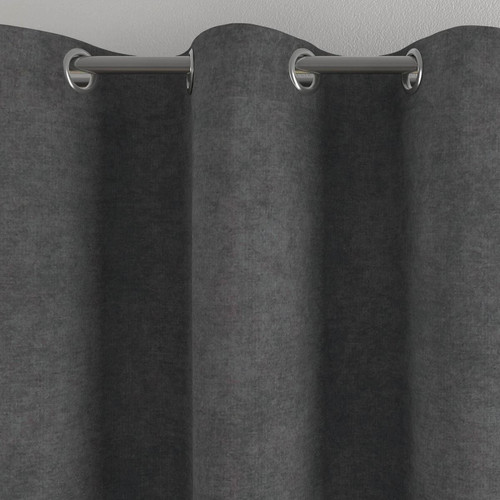 Rideau occultant ALASKA  L.140xH.260 gris  becquet  - Textile design