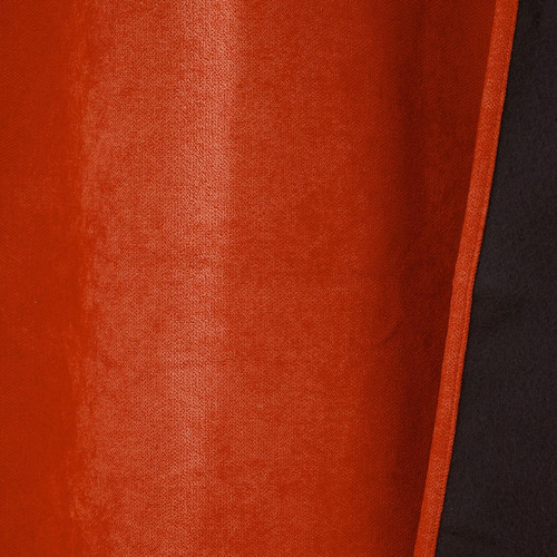 Rideau occultant Orange terracotta CONFORT