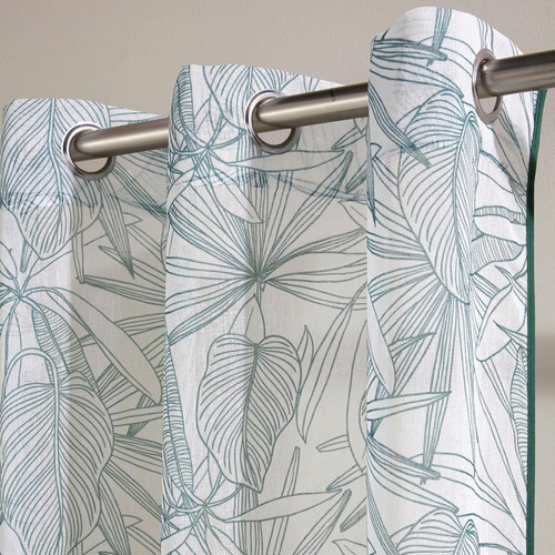 Voilage Vert eucalyptus GABY  becquet  - Textile design