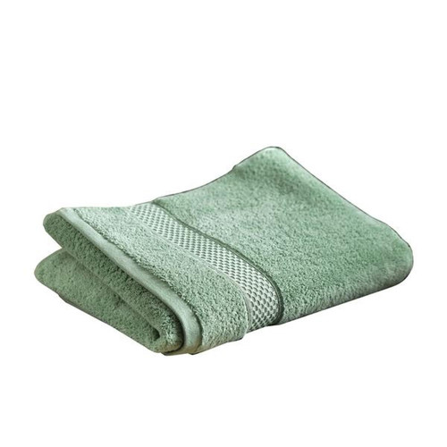Serviette de toilette AIRDROP  vert amande en coton becquet  - Serviette draps de bain