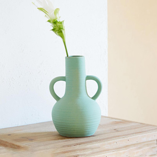 Vase décoratif GANIC vert céladon