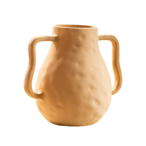 Vase SABLETTE en céramique beige