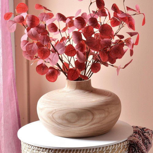 Vase en bois de paulownia