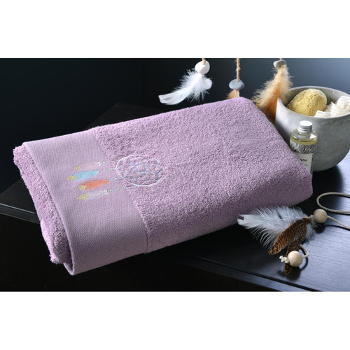 Drap de bain ATTRAPE REVE - violet - becquet - Becquet meuble & déco