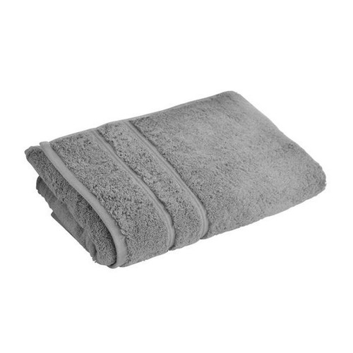 Drap de bain gris silex COTON D'EGYPTE  becquet  - Serviette draps de bain