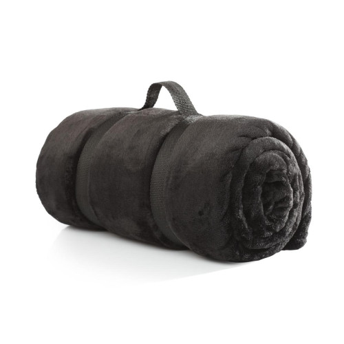 Plaid COCOON - noir - becquet - Textile design