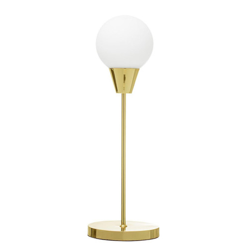 Lampe de Table Doré en Métal - Lampe a poser design