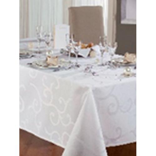 Nappe ovale 170X240 Madigan Blanche - Calitex - Salle a manger