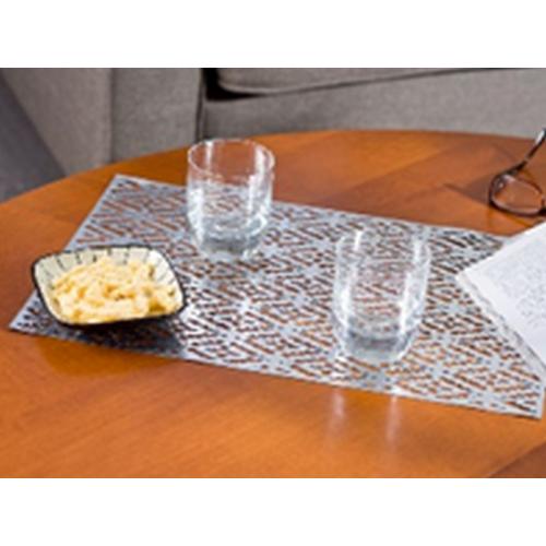 Set de table 45x30 Fleville Argent Calitex  - Nouveautes deco design