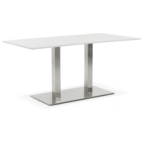 Table de salle à manger design SUTTON Blanche 3S. x Home  - Table a manger design