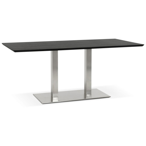Table de salle à manger design RECTA Noir 3S. x Home  - Table a manger noir