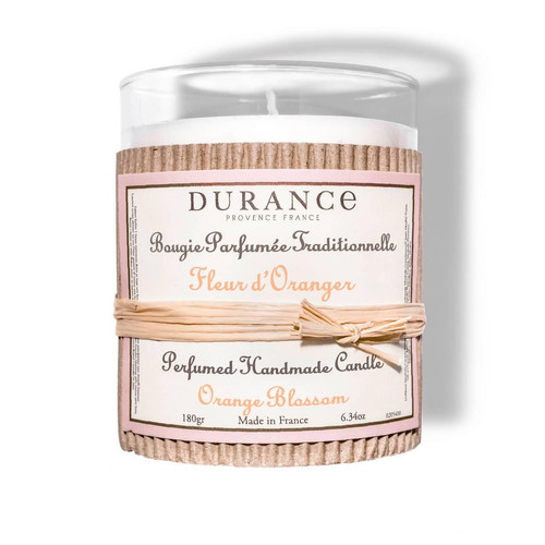 Bougie Traditionnelle DURANCE Parfum Fleur d'Oranger SWANN - Parfum ambiance bougie durance