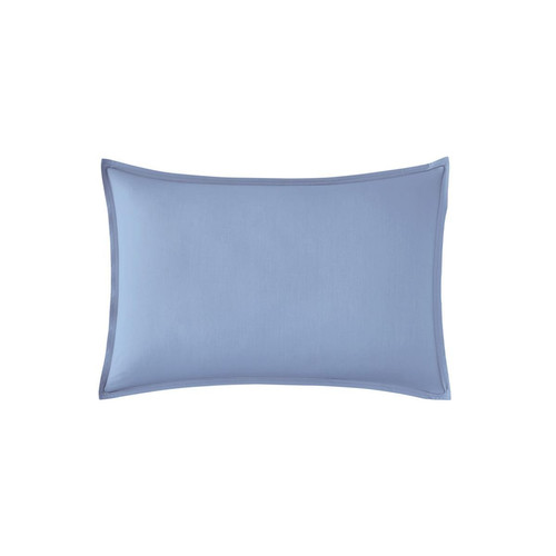 Taie d'oreiller en percale de coton, Première, Bleu olympe, Essix - Essix - Linge de lit