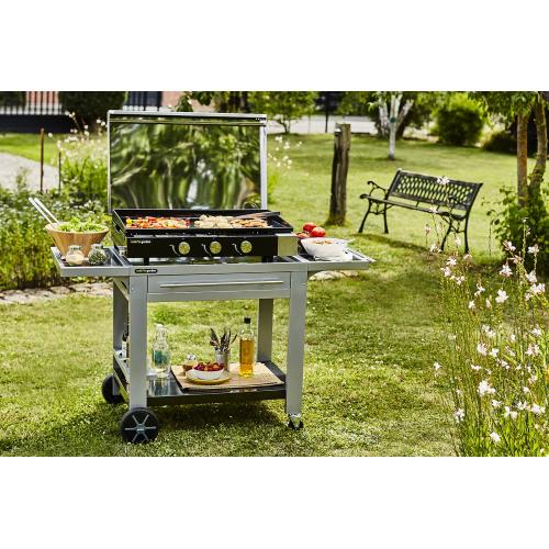 Plancha gaz à poser FINESTA 3 Brûleurs  - Garden Max - Barbecue et plancha design