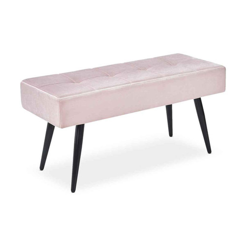 Banquette VANINA Velours Rose 3S. x Home  - Chaise velours