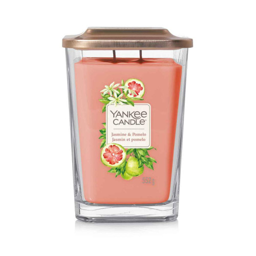 Bougie Elevation Grand Modèle Jasmine And Pomelo - Yankee candle bougie deco