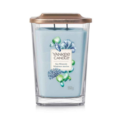 Bougie Elevation Grand Modèle Sea Minerals - Yankee candle bougie deco