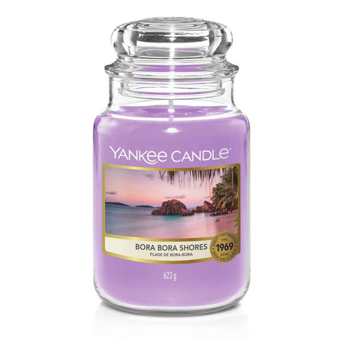 Bougie Grand Modèle Bora Bora Shores - Yankee candle bougie deco
