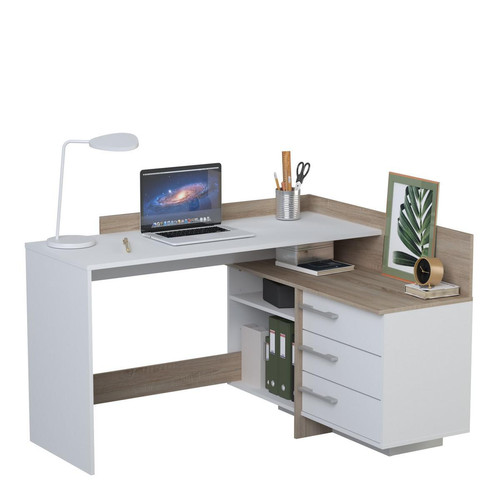 Bureau d'Angle 3 Tiroirs Thales - 3S. x Home - Selection made in france