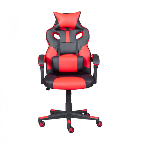 Chaise de Bureau Rouge/Noir DEVEL