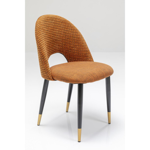 Chaise HUDSON Orange KARE DESIGN  - Kare design deco salle a manger meuble deco