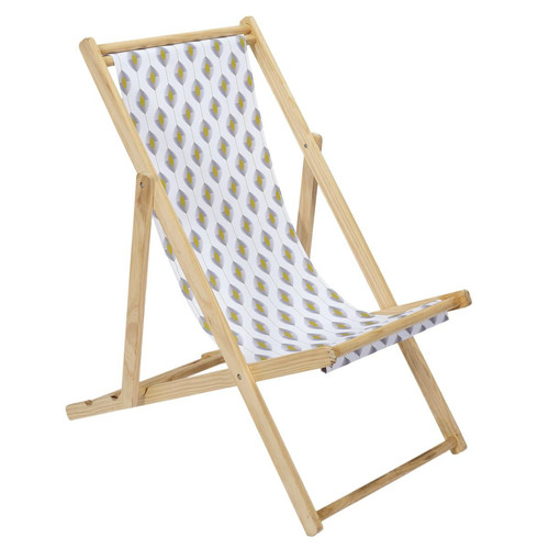 Chilienne Imprimé Géométrique - Chaise longue et hamac design