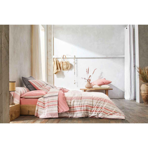 Drap HORIZON Corail - Selection made in france