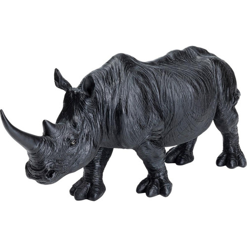 Figurine Décorative WALKING Rhinocéros Noir - Luminaires Soldes