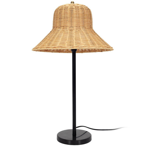 Lampe Chapeau Rotin - Luminaires