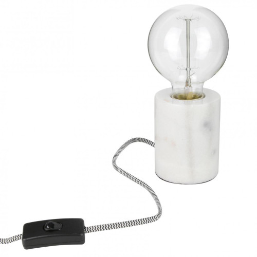 Lampe Tube Blanche CARRARE - Lampe design