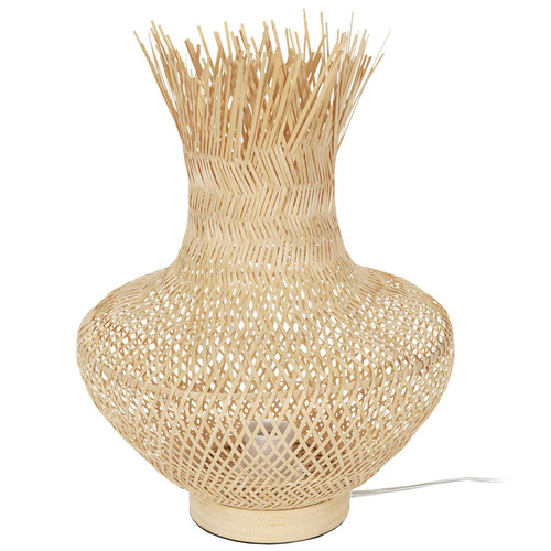 Lampe Vase Rotin - Promos deco luminaire